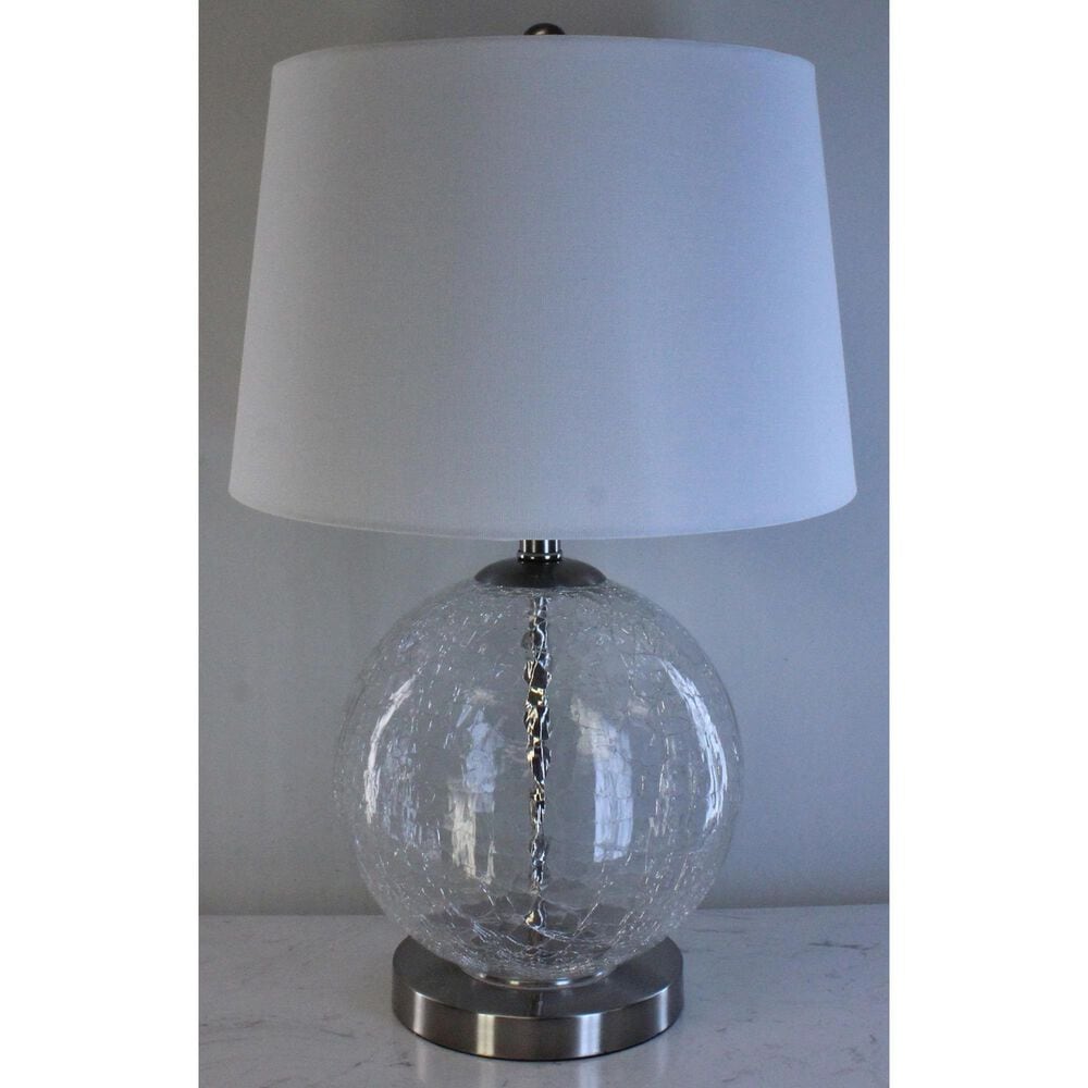 TLC Lighting Inc 25" Table Lamp in Clear, , large