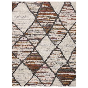 Loloi Levitt Shag 2"3" x 4" Ivory and Fiesta Area Rug, , large