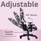 Rta Products Llc Cow Gaming Chair in Black and White, , large