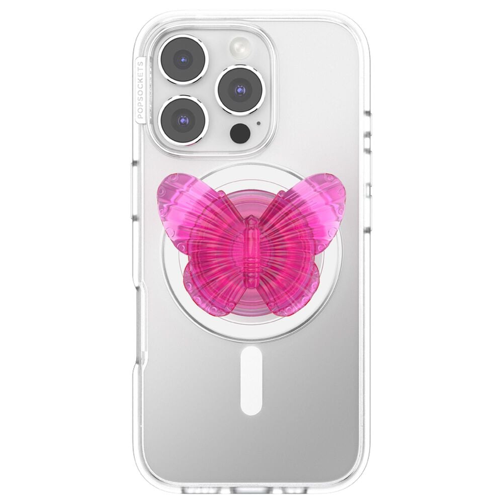 PopSockets MagSafe Circle PopGrip in Molded Butterfly Magenta, , large