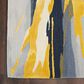 Nourison Prismatic PRS24 2" x 3" Grey and Gold Area Rug, , large