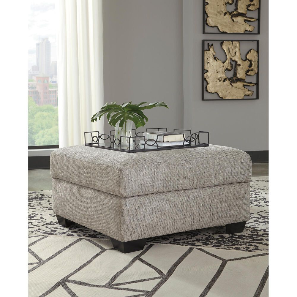 Ashley Megginson Storage Ottoman in Storm, , large