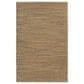 L&R Resources Natural Fiber Striped 5" x 7"9" Multicolor Area Rug, , large