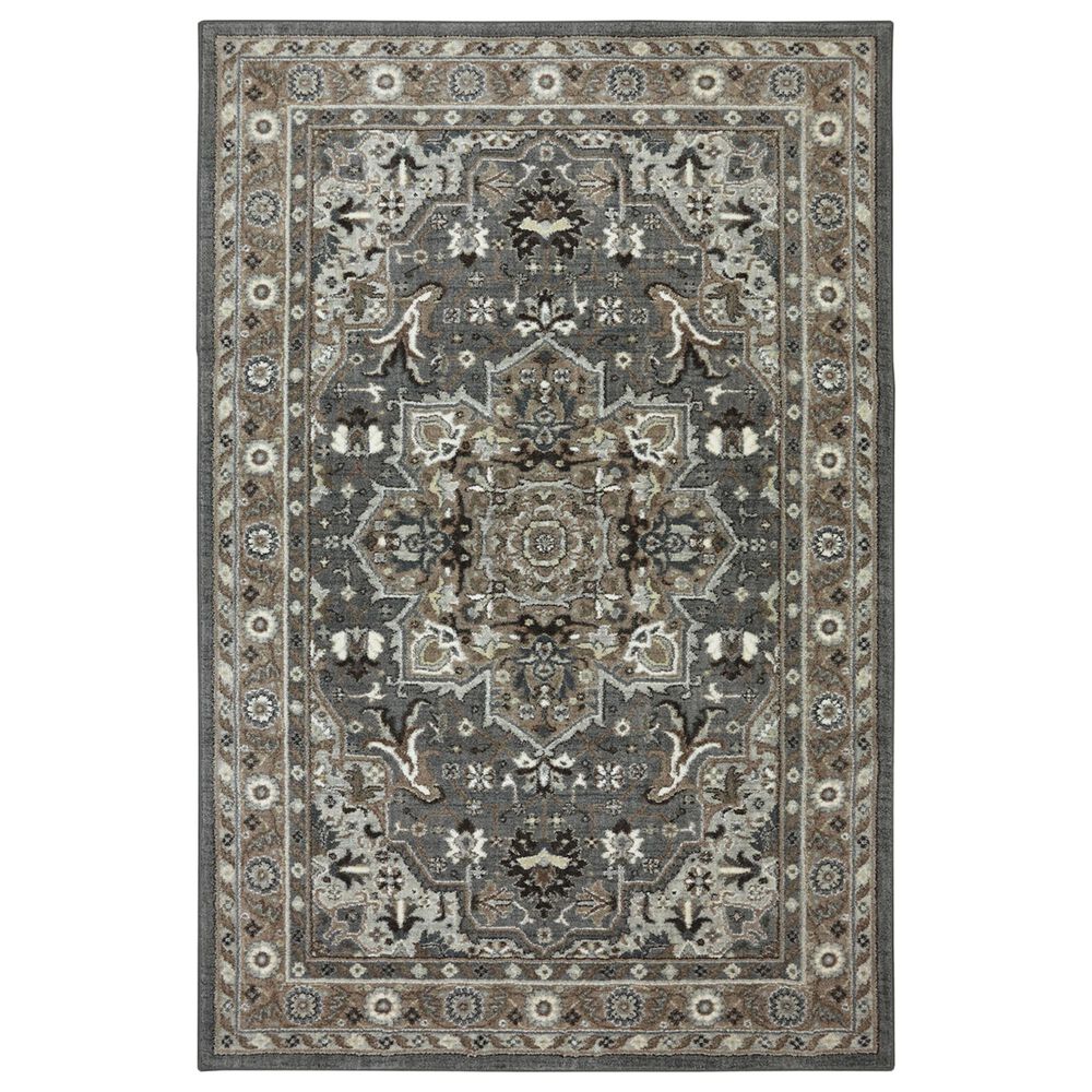 Karastan Euphoria Rhodes 90272-5913 12" x 15" Ash Grey Area Rug, , large