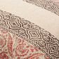 Surya Prisha 20" x 20" Throw Pillow in Rose, Dark Brown and Light Beige, , large