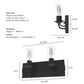 Hunter Perch Point 2-Light Vanity in Noble Bronze, , large