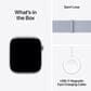 Apple Watch Series 10 GPS + Cellular 46mm Silver Aluminum Case with Blue Cloud Sport Loop, , large