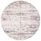 Safavieh Aston ASN799 6"7" Round Ivory and Grey Area Rug, , large