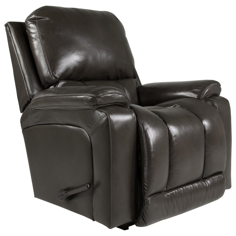 La-Z-Boy Greyson Manual Rocker Recliner in Shitake Gray, , large