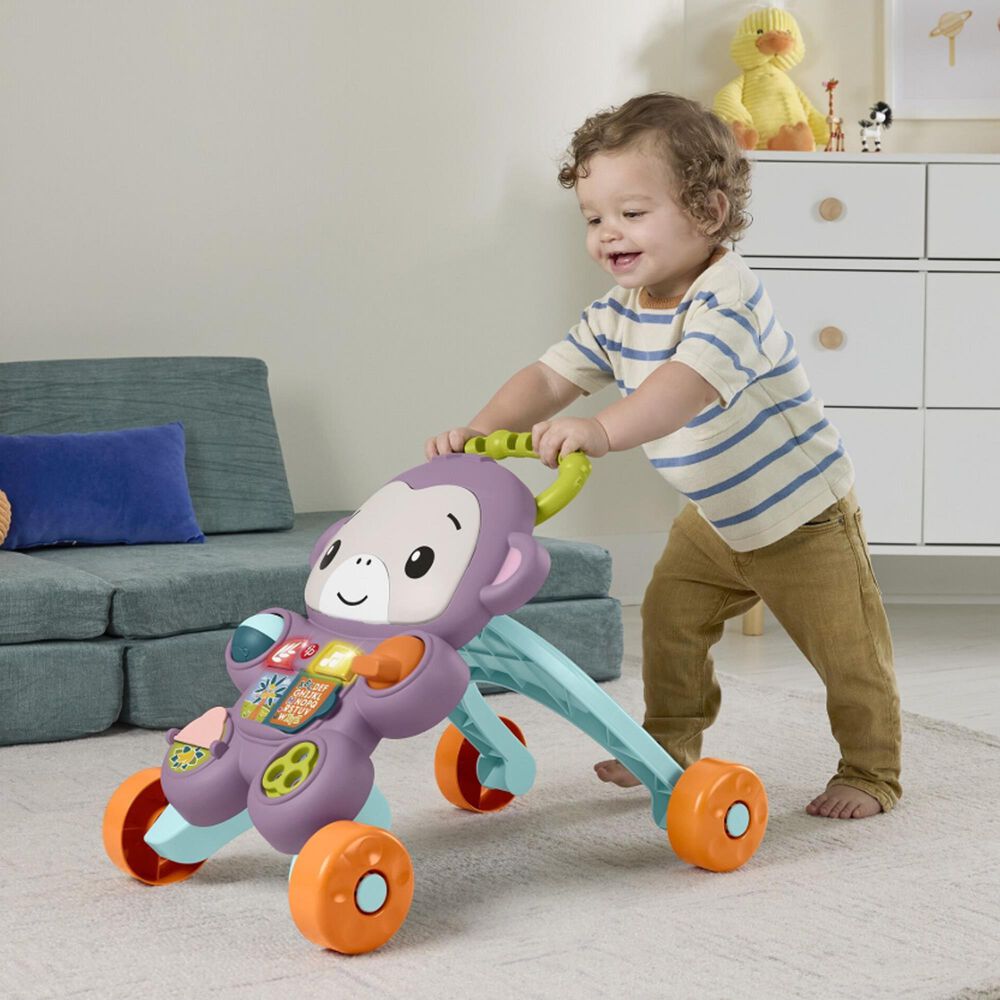 Fisher Price Purple Monkey Walker, , large