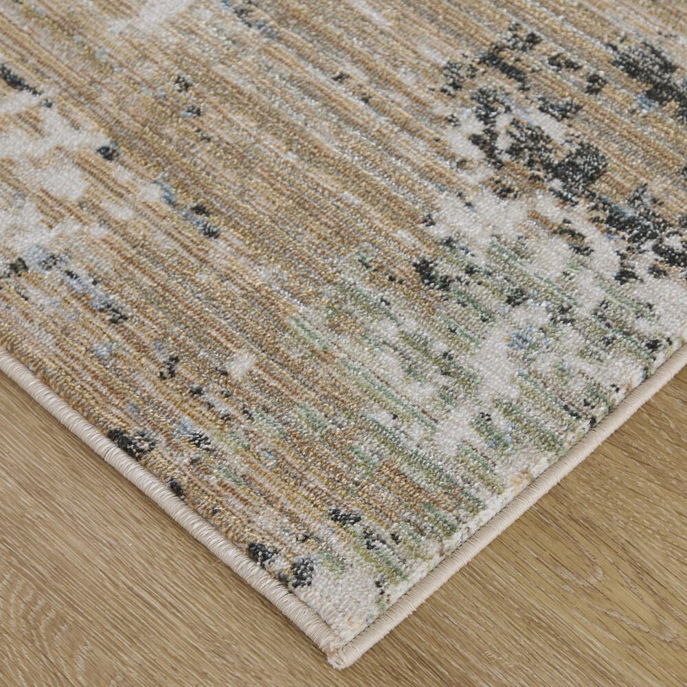 Feizy Greenwich Beige and Multicolor 2'6" x 7'3" Runner, , large