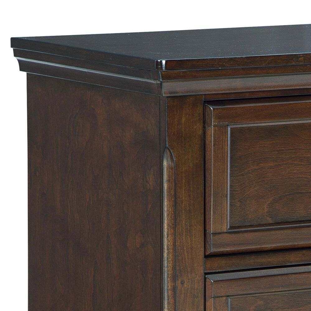 Ashley Trellington 2-Drawer Nightstand in Warm Brown Cherry, , large