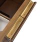James Martin Vanities Lorelai 36" Single Vanity in Mid-Century Walnut with 3 cm Charcoal Soapstone Quartz Top, , large