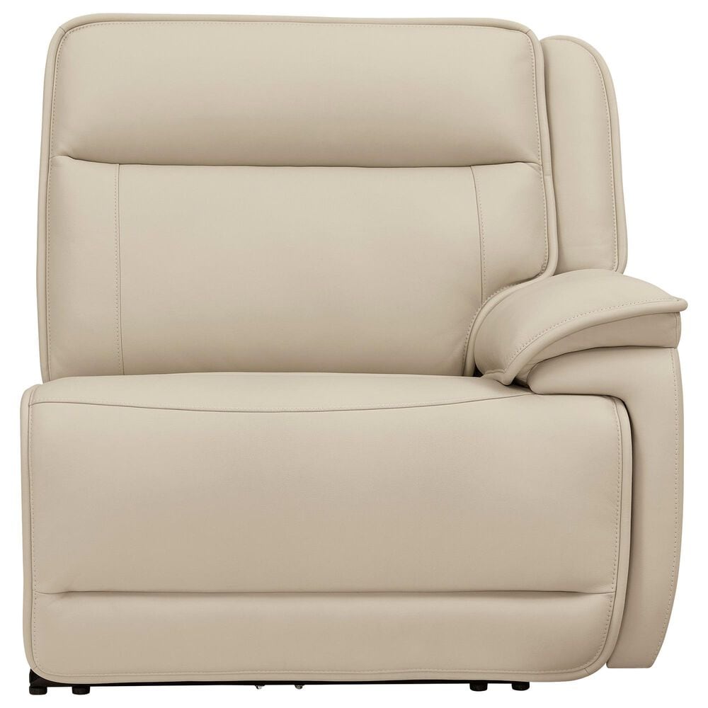 Ashley Double Deal 3-Piece Power Symmetrical Reclining Sectional Loveseat with Console in Almond, , large