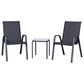 Redline Creation Inc. 3-Piece Chat Set in Black, , large