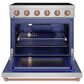 Thor Kitchen Gordon Ramsay 6 Cu. Ft. Professional Freestanding Electric Range with Rose Gold Handle Kit in Stainless Steel, , large