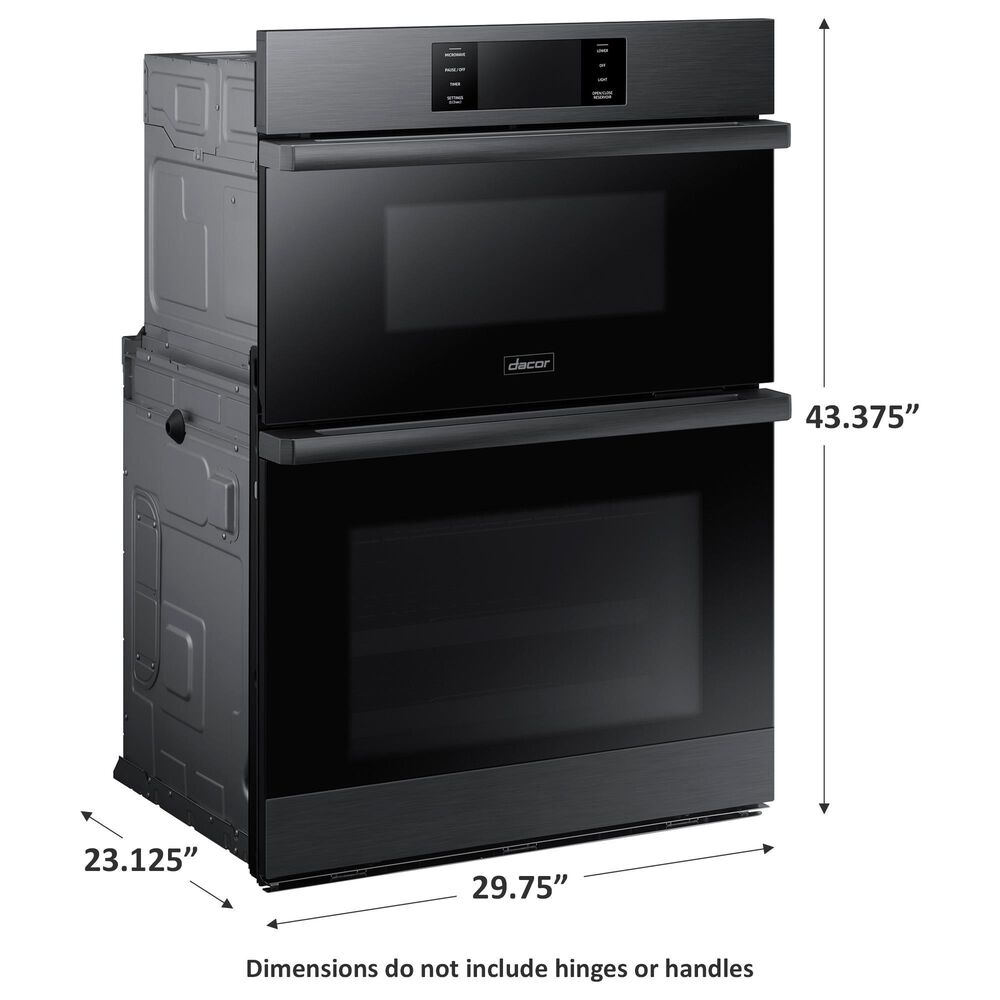Dacor 30&quot; Modernist Combination Wall Oven in Graphite Stainless Steel, , large