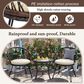 Hearth and Haven 3-Piece Patio Conversation Set in Beige, , large