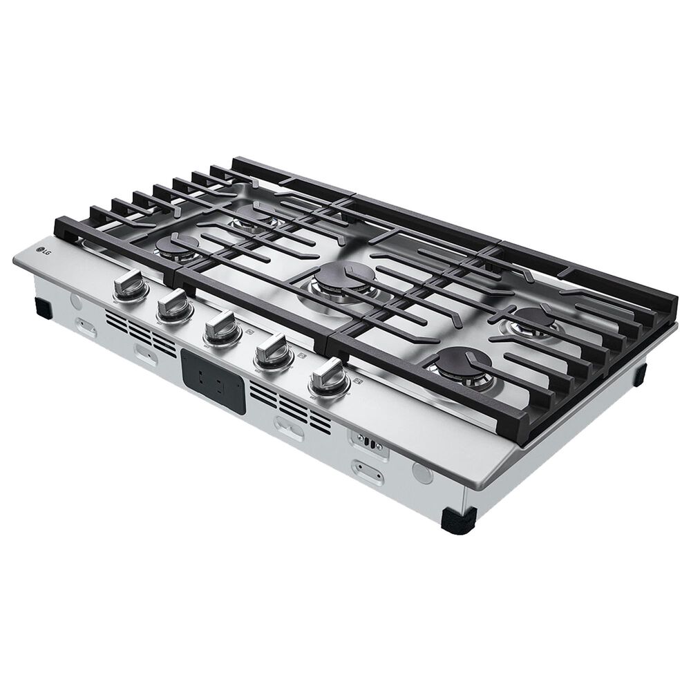 LG 36&quot; Gas Cooktop with Ultraheat 20K BTU Burner In Stainless Steel, , large