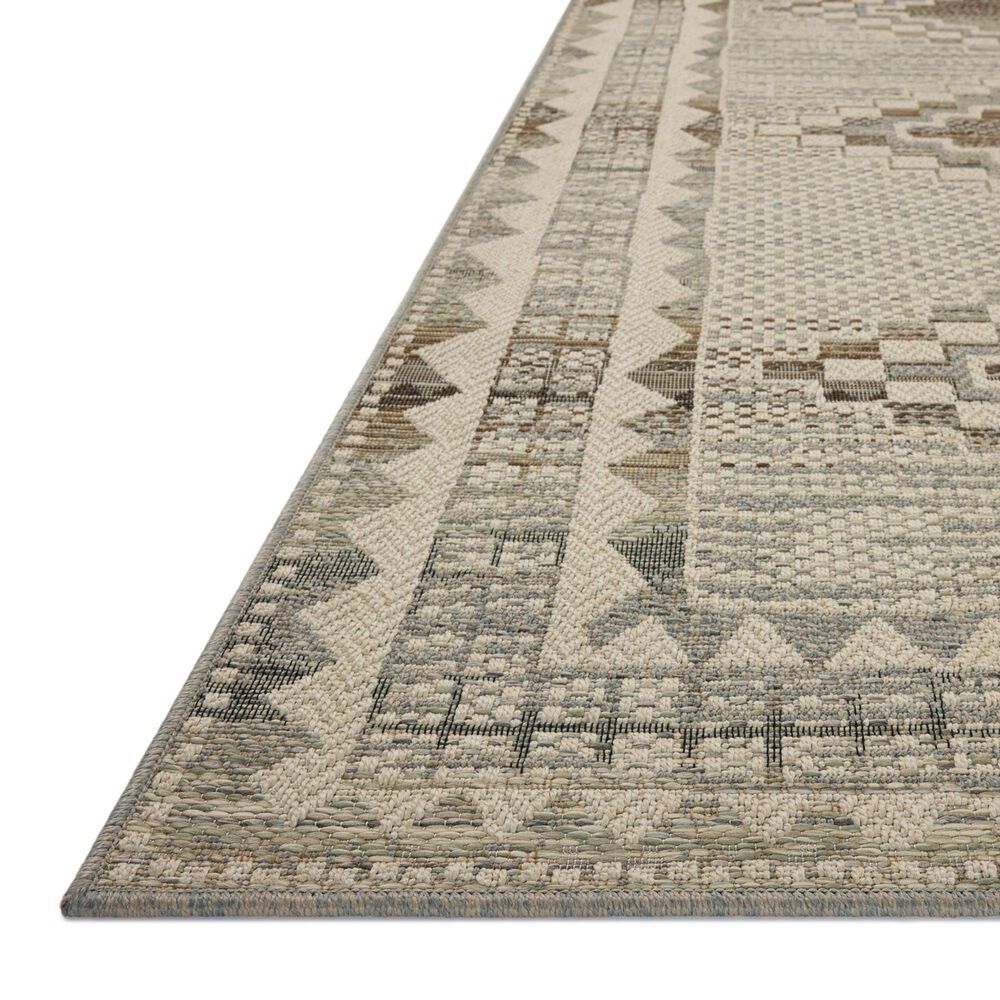 Loloi Saylor Ivory and Granite 9'2" x 13' Indoor/Outdoor Area Rug, , large