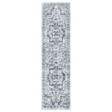 Safavieh Oregon 2"2" x 8" Navy and Ivory Runner, , large