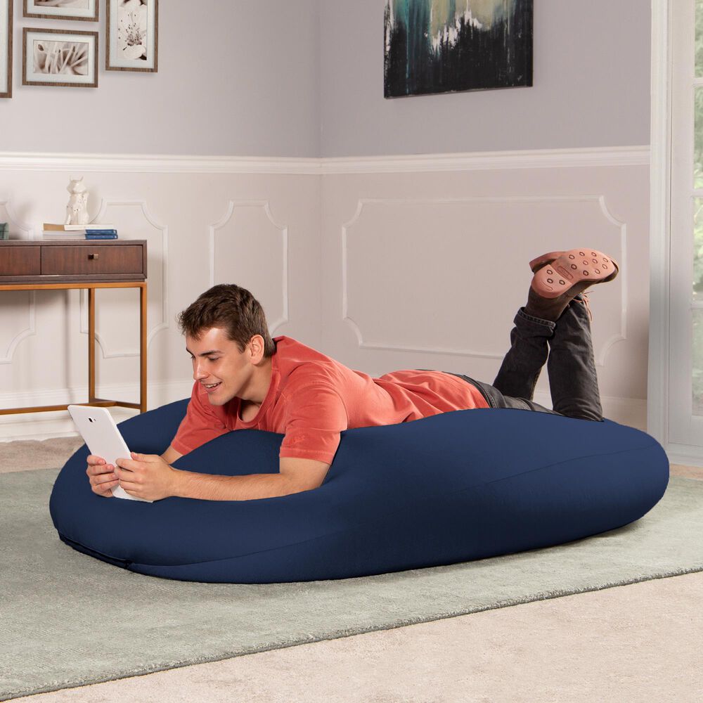 Jaxx Nimbus Large Bean Bag Chair in Navy, , large