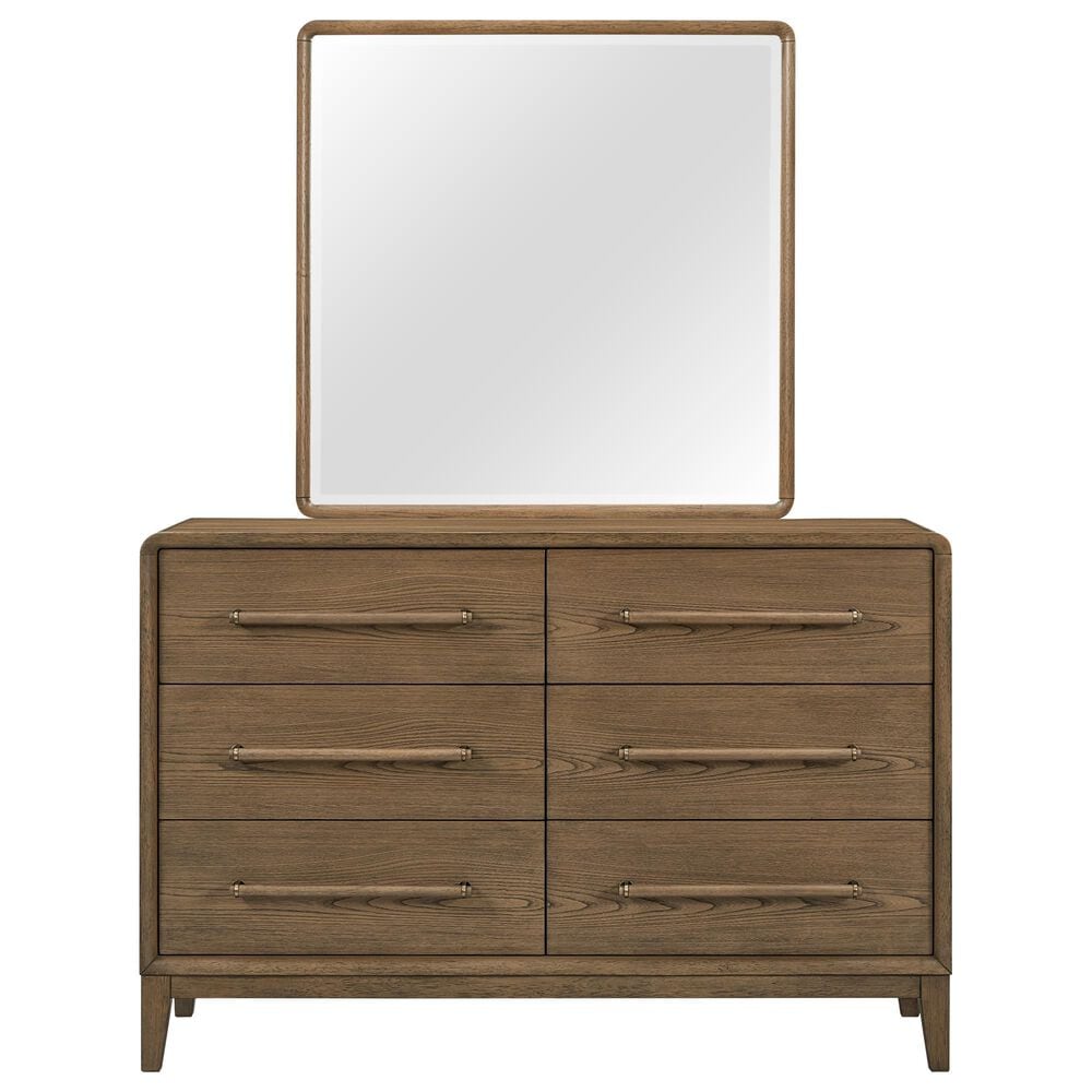 Sterling Timber Elure 4 Piece Twin Panel Bedroom Set in Latte, , large