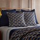 Ann Gish Maiolica 96" x 50" Throw in Blues, Yellow and Red, , large