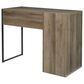 Valor Living Ravel Writing Desk with Drawer in Grey Oak, , large