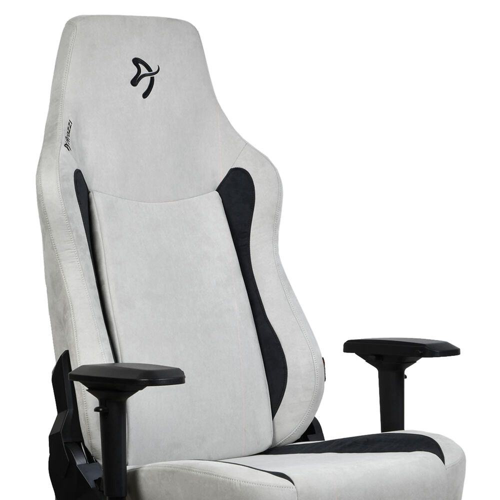 Arozzi Vernazza XL Supersoft Fabric Gaming Chair in Light Grey, , large