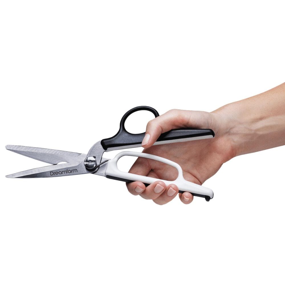 Dreamfarm 2-in-1 Bishears Scissors in Black, White and Stainless Steel, , large