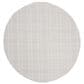 Safavieh Bermuda BMU802A 5" Round Ivory and Light Grey Indoor/Outdoor Area Performance Rug, , large