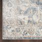 Nourison Astra Machine Washable 2"2" x 10" Grey and Blue Runner, , large