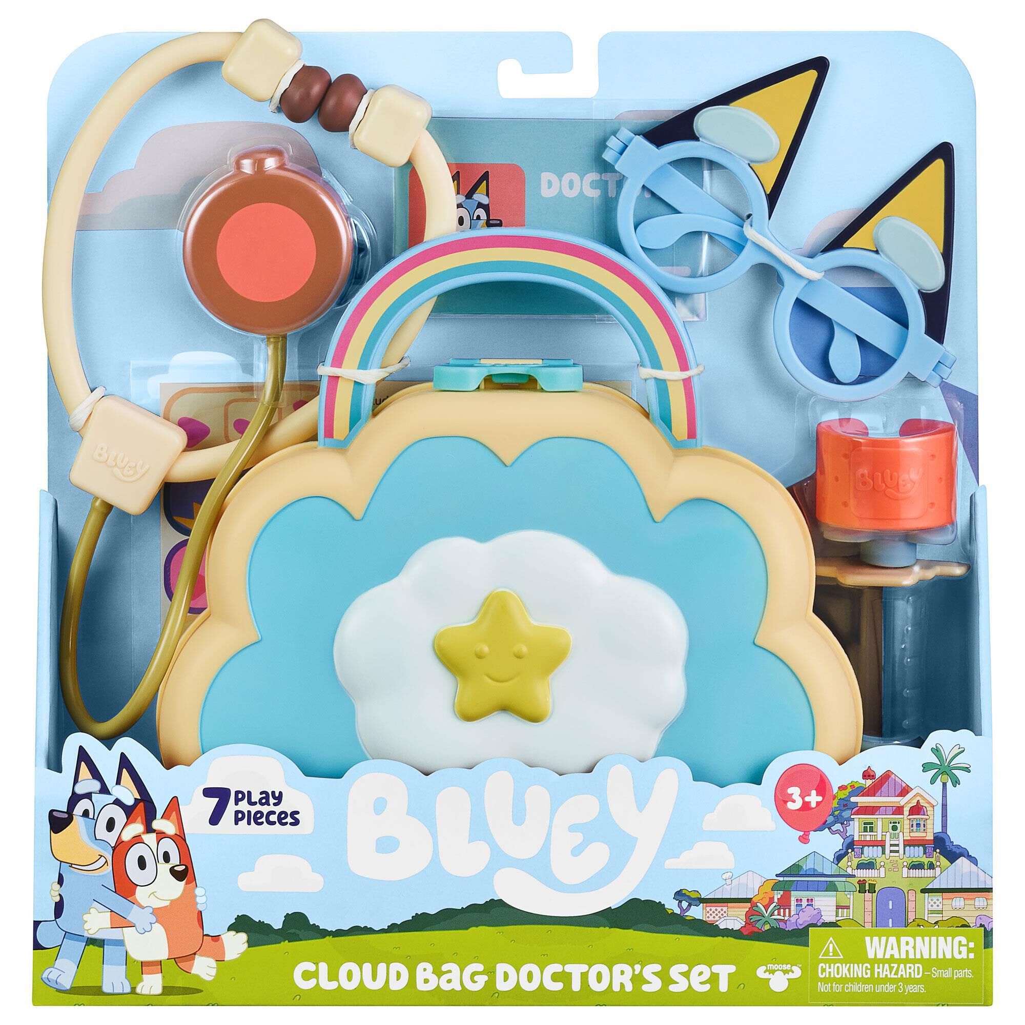 Bluey 7-Piece Cloud Bag Doctor's Set