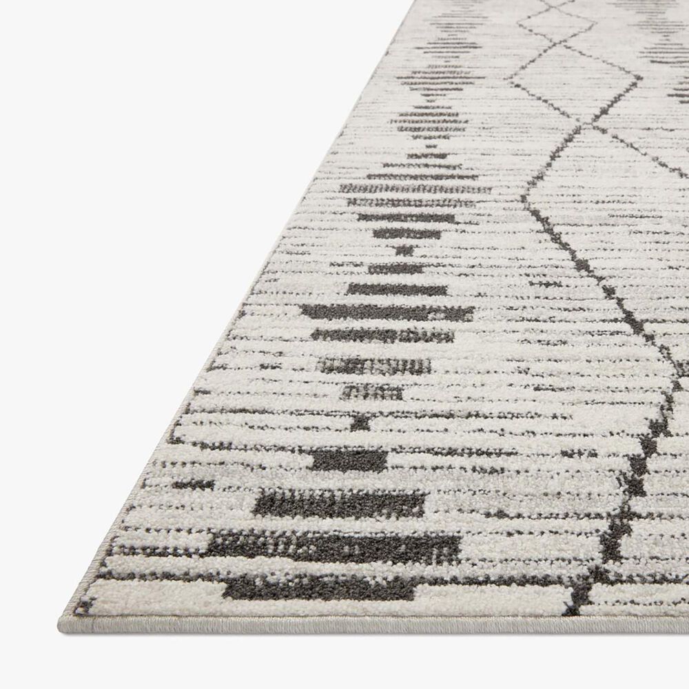 Loloi II Kamala 2&#39;3&quot; x 3&#39;10&quot; Charcoal and Dove Area Rug, , large