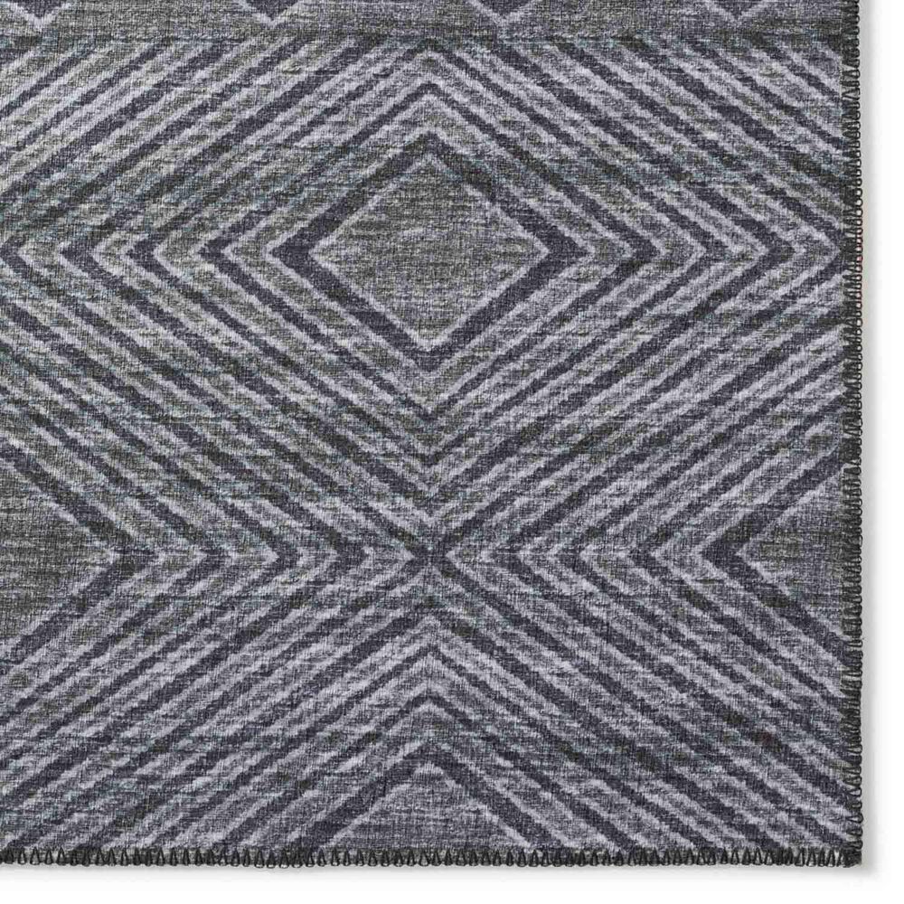 Dalyn Rug Company Sedona Geometric 2&#39;3&quot; x 10&#39; Midnight Indoor/Outdoor Performance Runner, , large