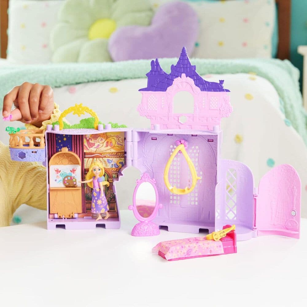 Disney Princess Disney Princess Rapunzel's Castle Stackable Dollhouse in Multicolor, , large