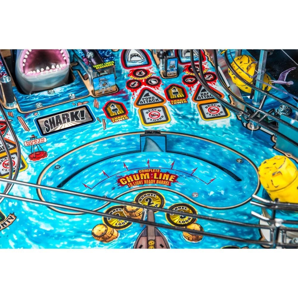 Stern Pinball Jaws Pro Premium Edition Pinball Machine, , large