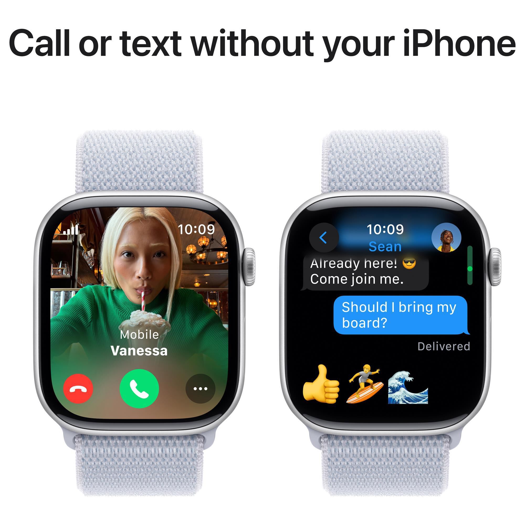 Can you text from apple watch without cellular top