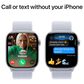 Apple Watch Series 10 GPS + Cellular 46mm Silver Aluminum Case with Blue Cloud Sport Loop, , large