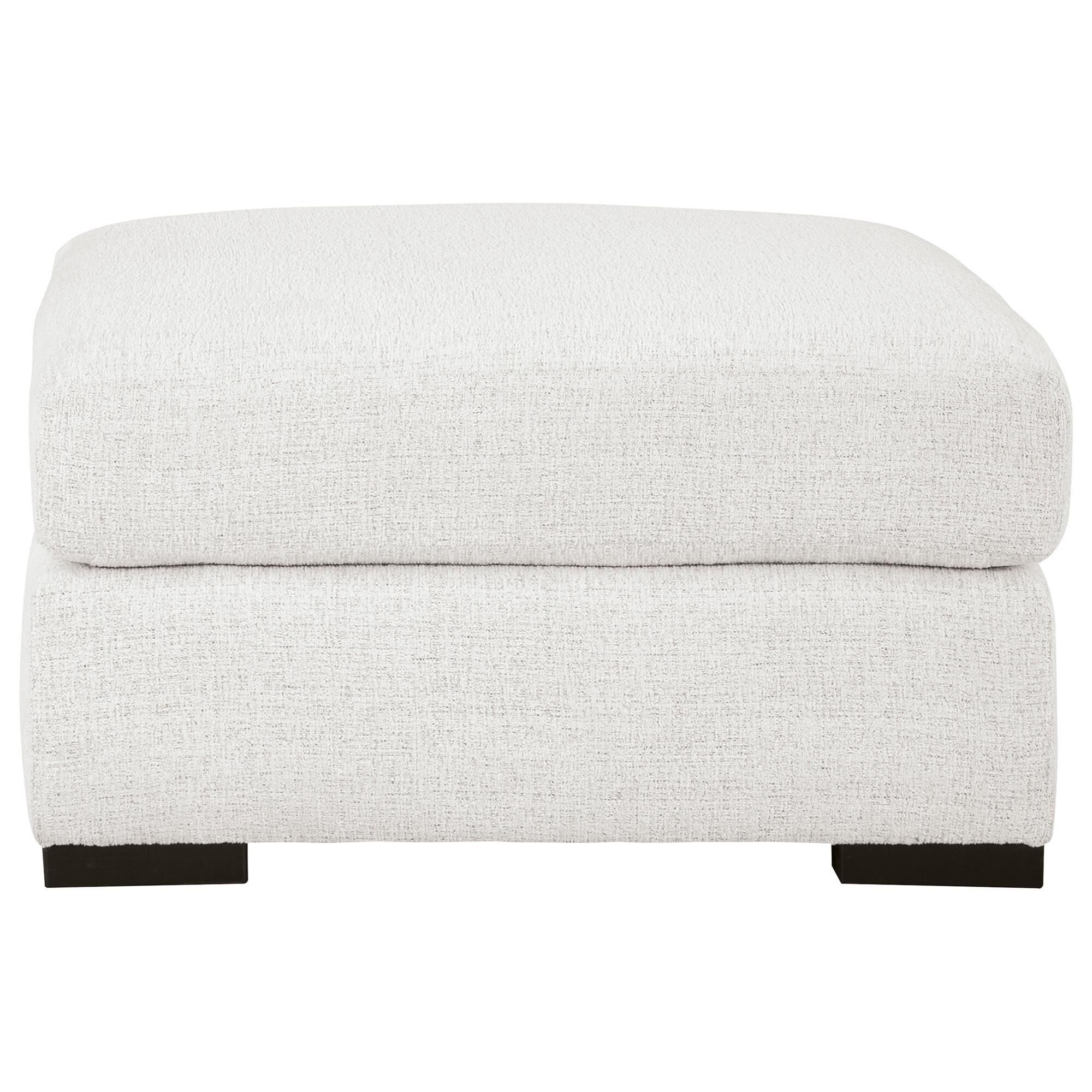 Ashley Misty-Lakes Oversized Accent Ottoman in Chalk