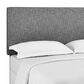 Modway Taylor Upholstered Linen Fabric Full/Queen Headboard in Beige, , large