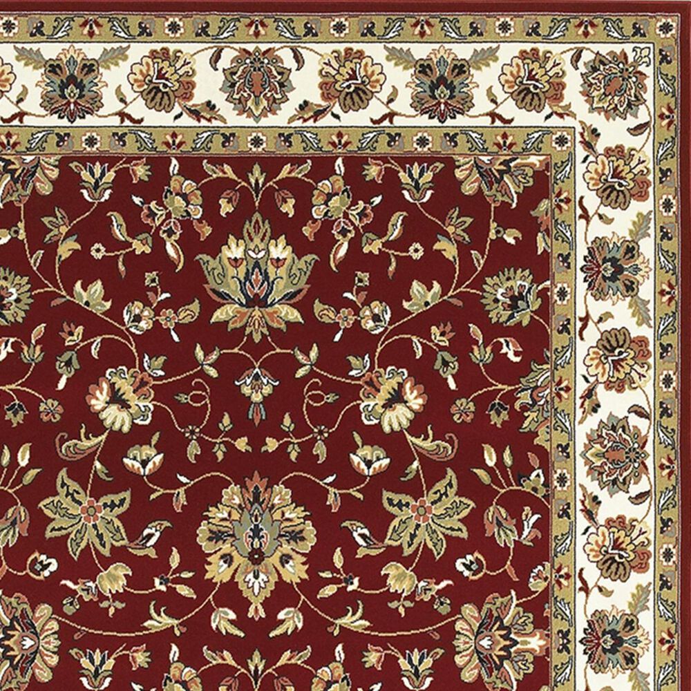 Oriental Weavers Kashan 4929R 1&#39;10&quot; x 3&#39; Red Area Rug, , large
