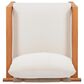 Linon Home Decor Cassius Patio Slanted Back Chair in Off White, , large