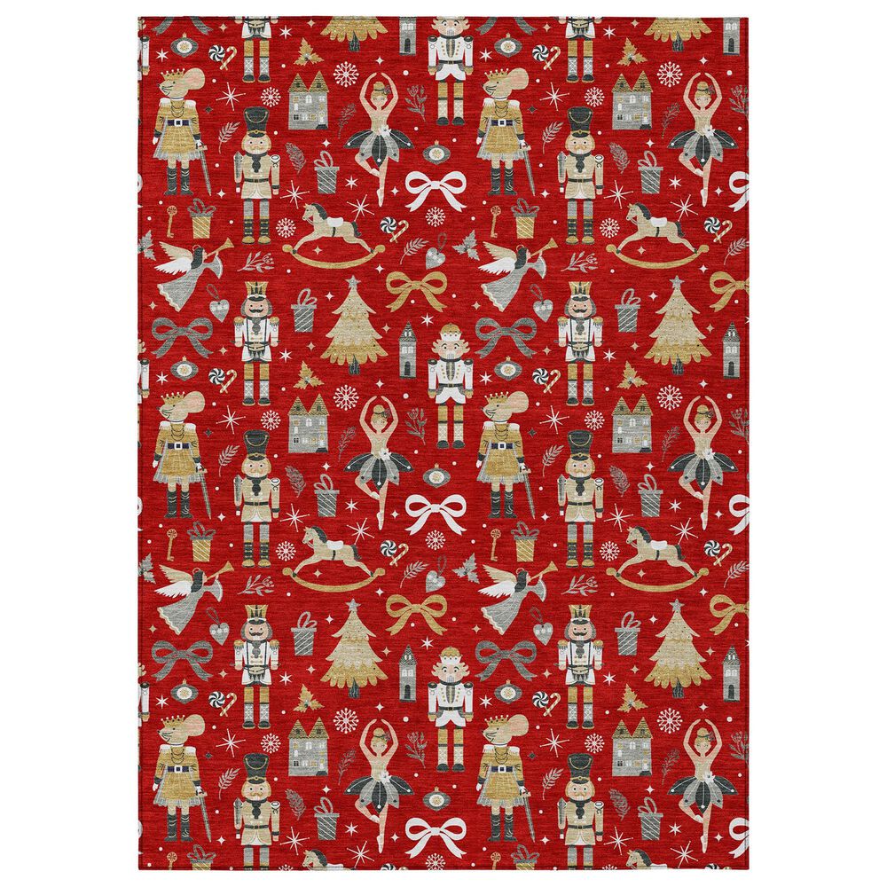 Dalyn Rug Company Wonderland WN35 Red 3&#39; x 5&#39; Area Rug, , large