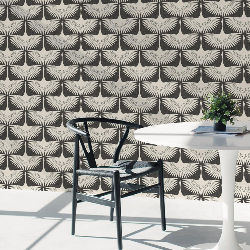 Tempaper Genevieve Gorder Feather Flock 28 Sq Ft Peel Stick Wallpaper In Storm Gray Nebraska Furniture Mart Tempaper genevieve gorder brass belly old world brass. tempaper genevieve gorder feather flock 28 sq ft peel stick wallpaper in storm gray nfm