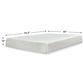 Ashley Chime 10" Firm Tight Top Foam Queen Mattress, , large