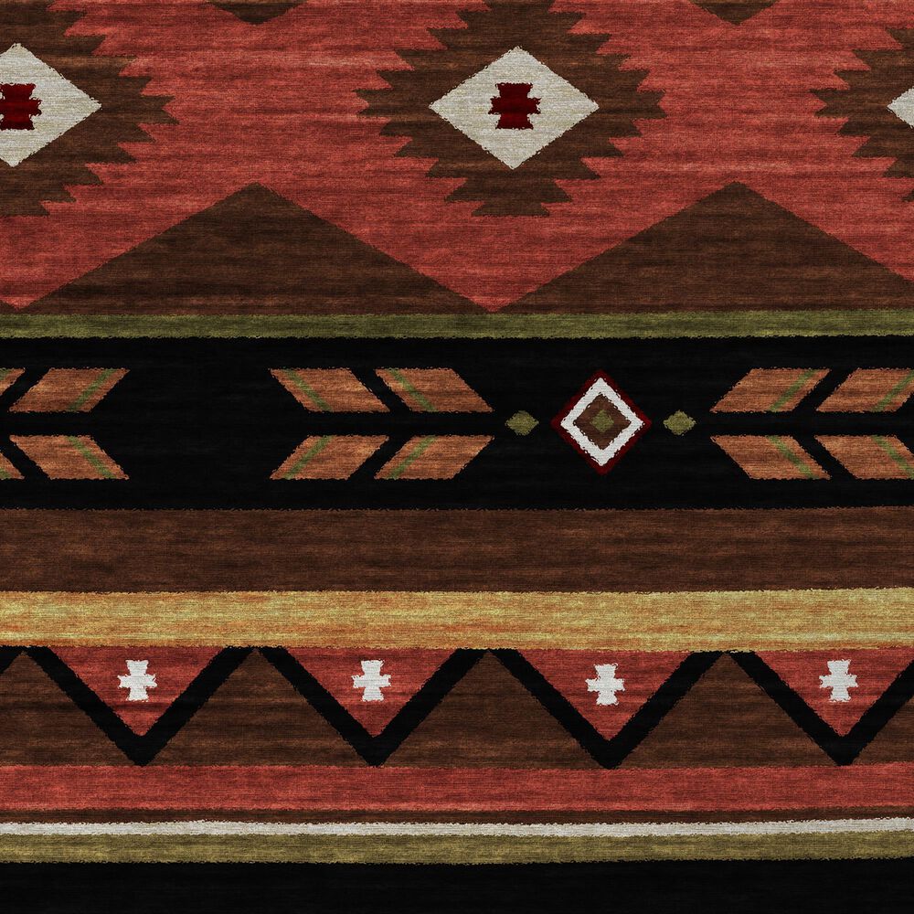 Dalyn Rug Company Phoenix 1&#39;8&quot; x 2&#39;6&quot; Chocolate Indoor/Outdoor Area Rug, , large