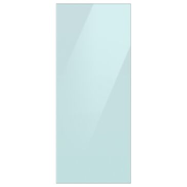 Samsung Bespoke 3-Door French Door Refrigerator Top Panel in Morning Blue Glass, , large
