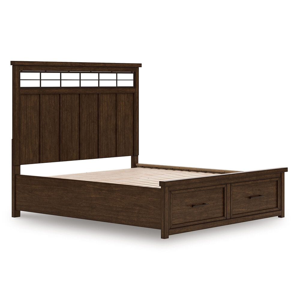 Ashley Taffenbrook California King Storage Bed in Medium Brown, , large